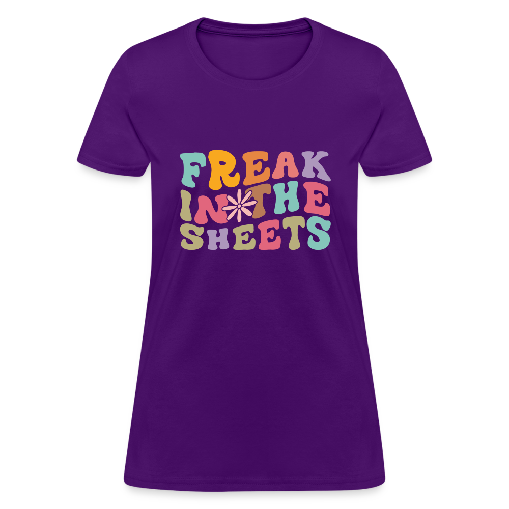 Freak In The Sheets Women's T-Shirt - purple