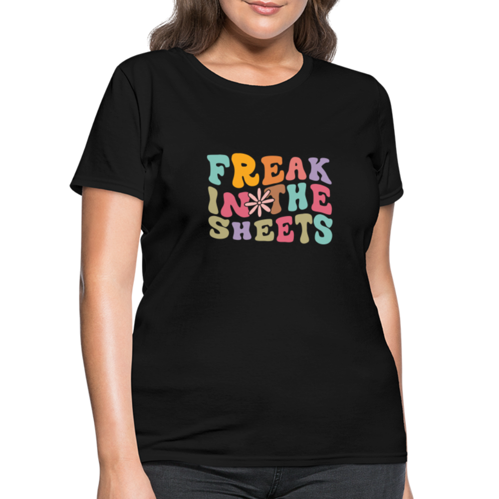 Freak In The Sheets Women's T-Shirt - black