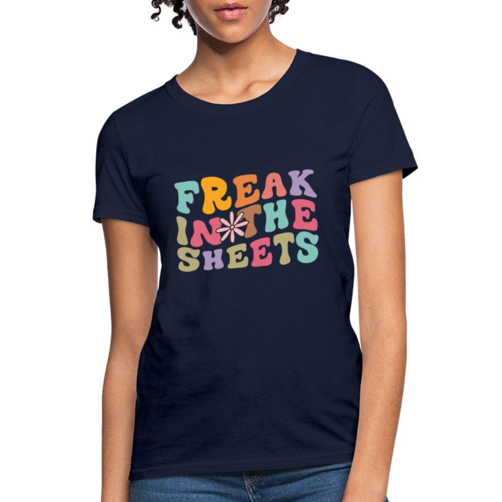 Freak In The Sheets Women's T-Shirt - navy