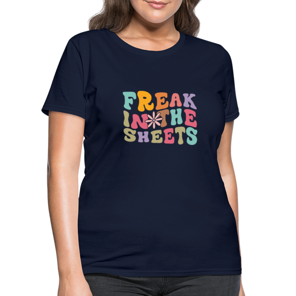 Freak In The Sheets Women's T-Shirt - navy