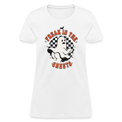 Freak In The Sheets Women's T-Shirt - white