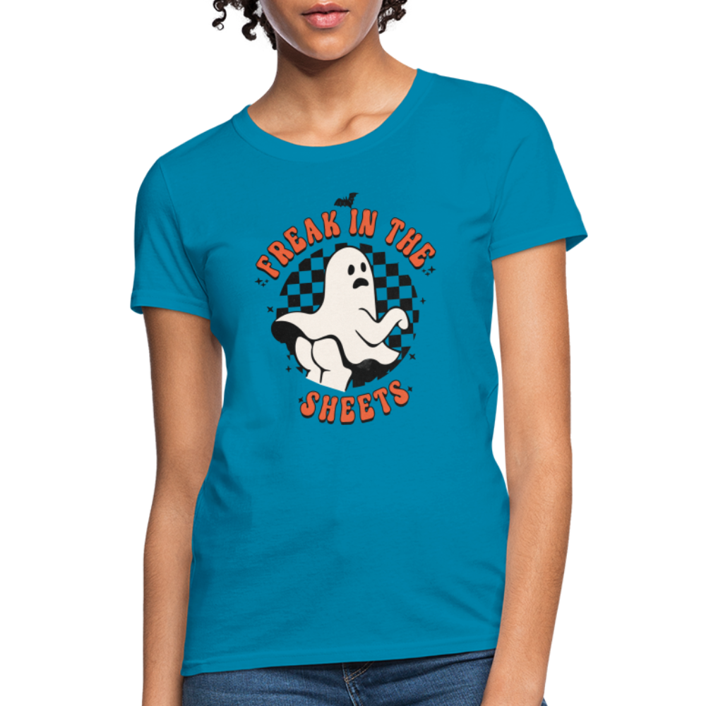 Freak In The Sheets Women's T-Shirt - turquoise