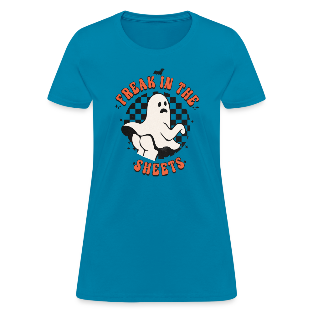 Freak In The Sheets Women's T-Shirt - turquoise