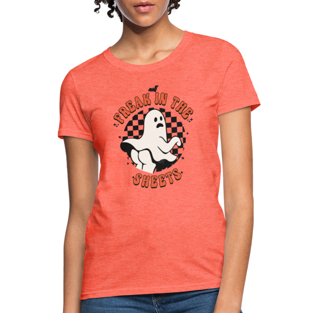 Freak In The Sheets Women's T-Shirt - heather coral