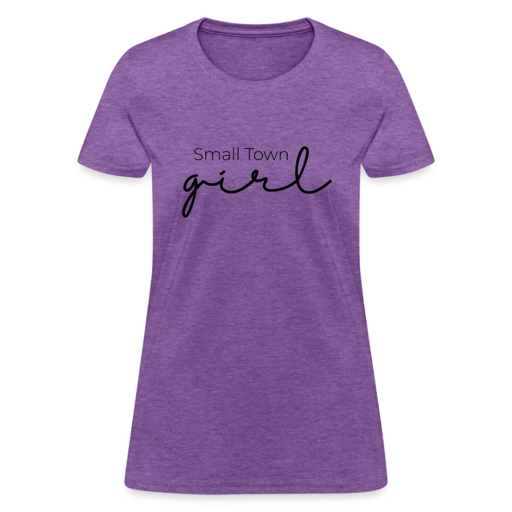 Small Town Girl - Women's T-Shirt - purple heather