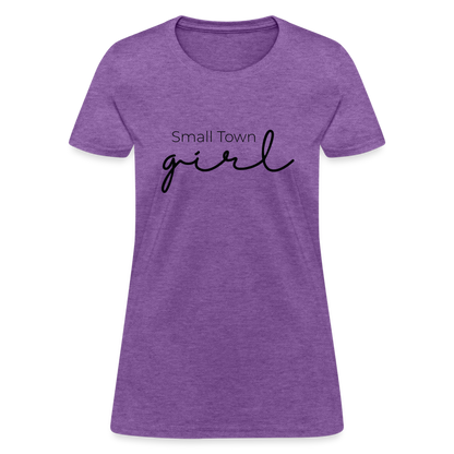 Small Town Girl - Women's T-Shirt - purple heather