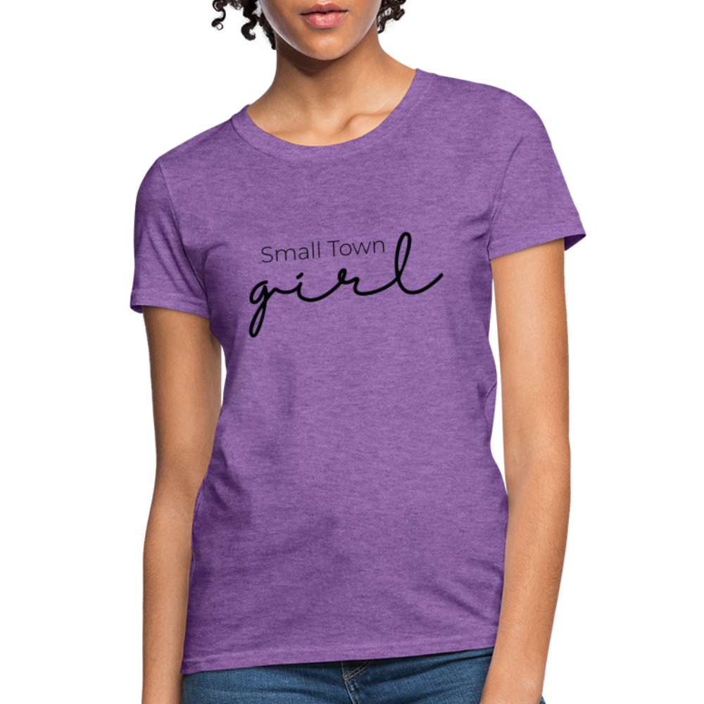Small Town Girl - Women's T-Shirt - purple heather