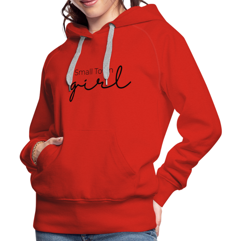 Small Town Girl - Women’s Premium Hoodie - red