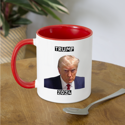 Trump 2024 Coffee Mug - white/red