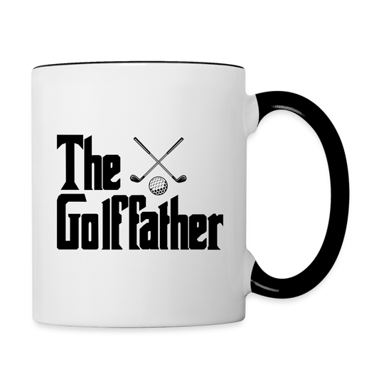 The GolfFather Coffee Mug - white/black