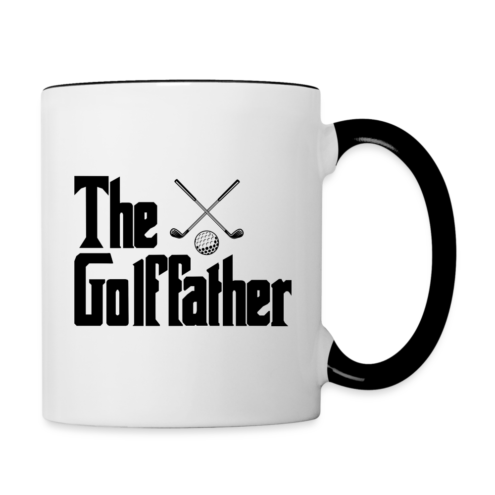 The GolfFather Coffee Mug - white/black