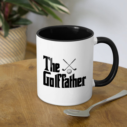 The GolfFather Coffee Mug - white/black