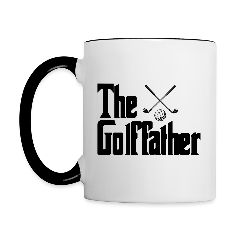 The GolfFather Coffee Mug - white/black