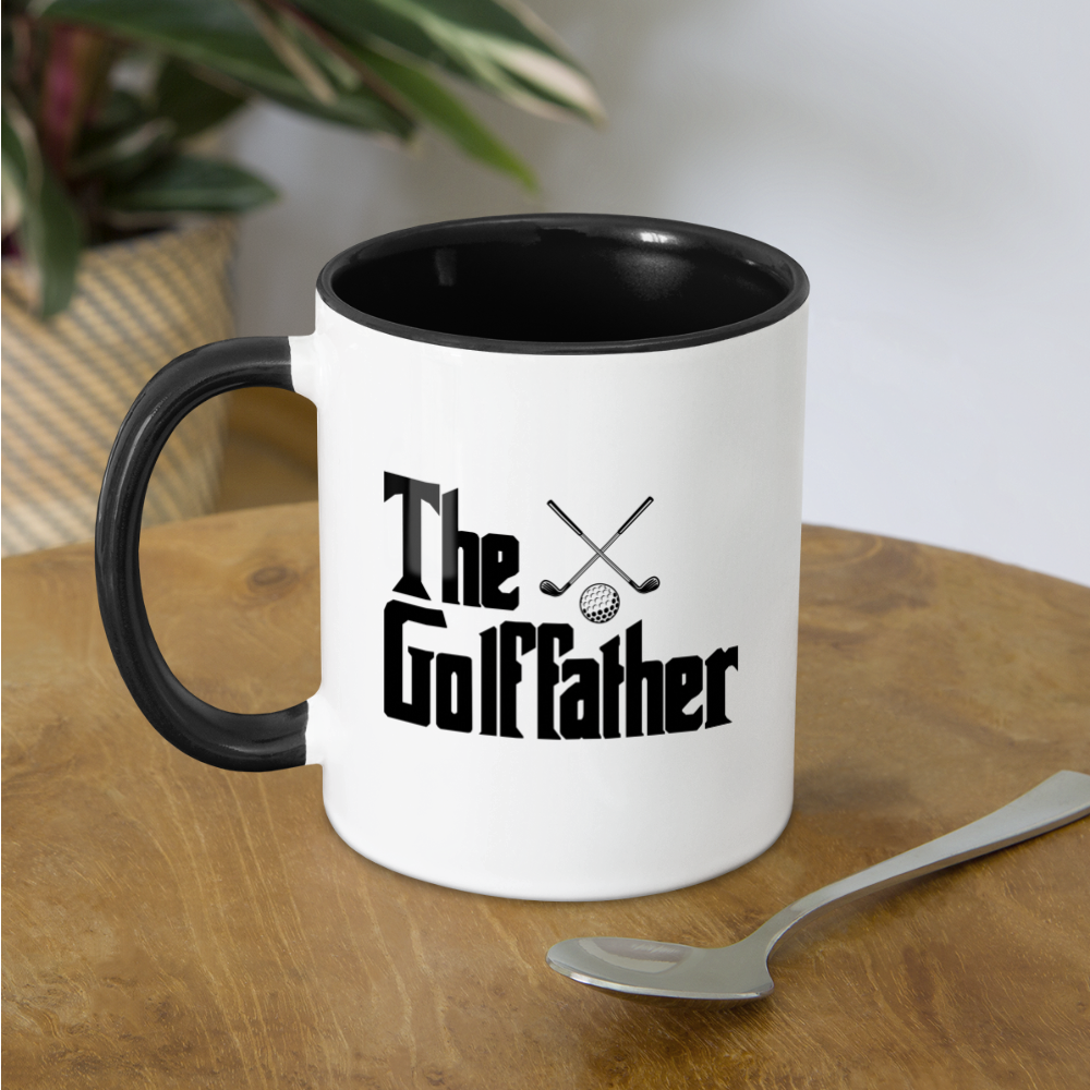 The GolfFather Coffee Mug - white/black