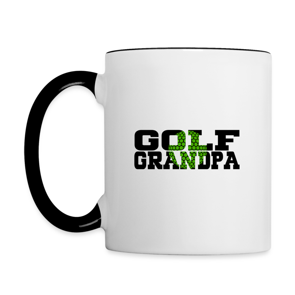 Golf Grandpa Coffee Mug - white/black