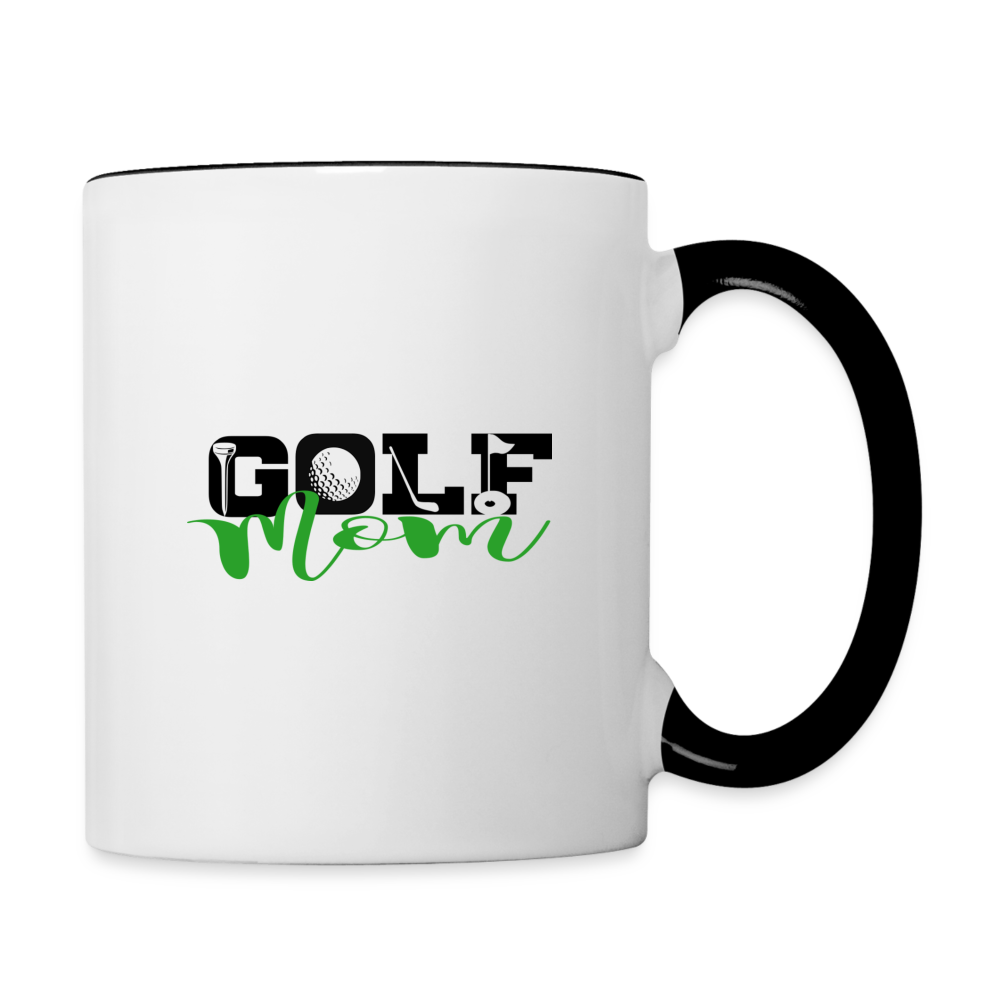 Golf Mom Coffee Mug - white/black