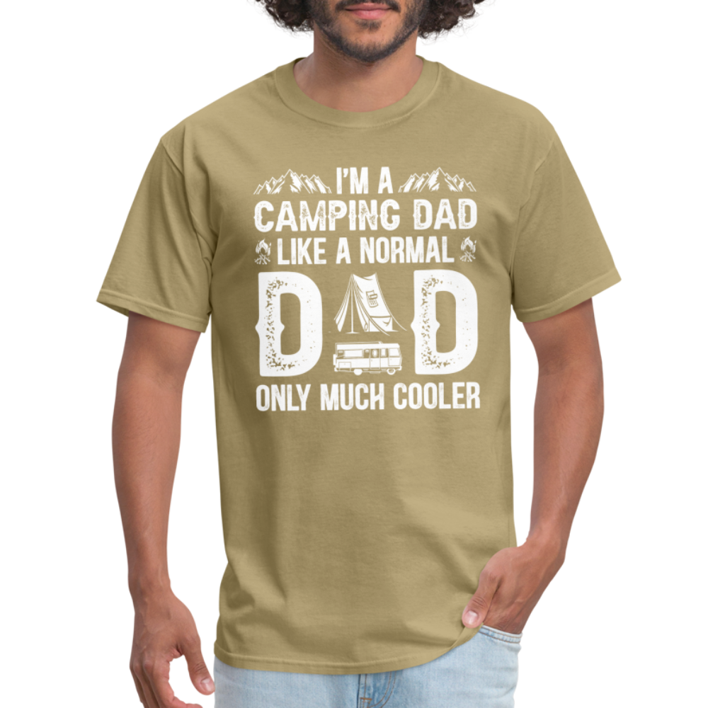 Camping Dad T-Shirt - khaki