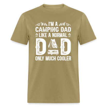 Camping Dad T-Shirt - khaki