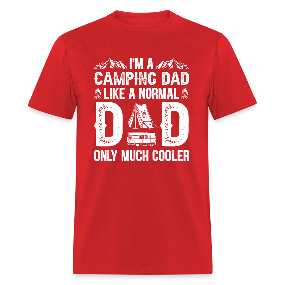 Camping Dad T-Shirt - red