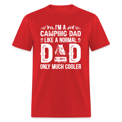 Camping Dad T-Shirt - red