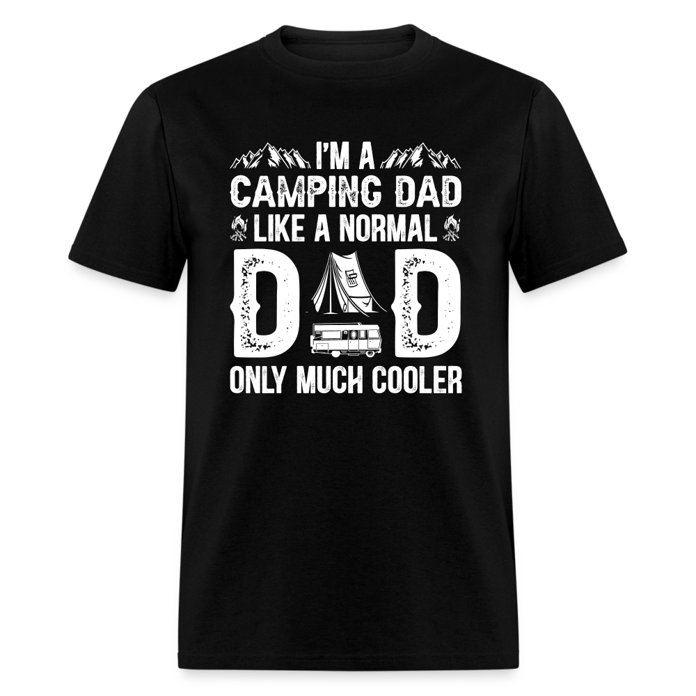 Camping Dad T-Shirt - black