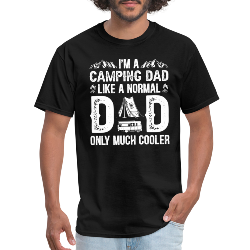 Camping Dad T-Shirt - black