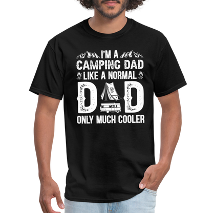 Camping Dad T-Shirt - black