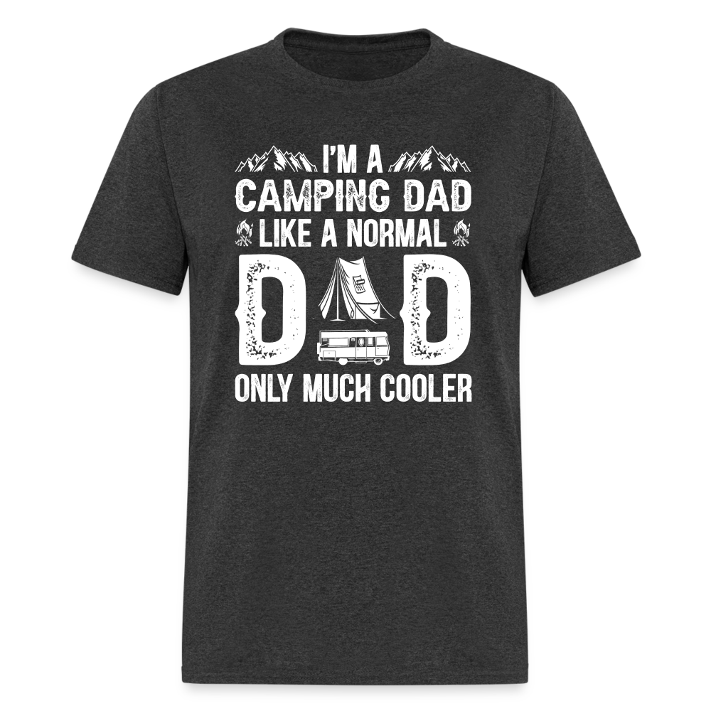 Camping Dad T-Shirt - heather black