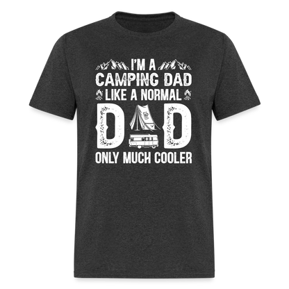 Camping Dad T-Shirt - heather black