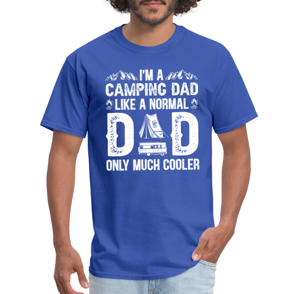 Camping Dad T-Shirt - royal blue