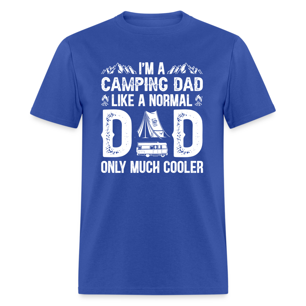 Camping Dad T-Shirt - royal blue