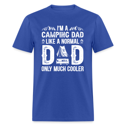 Camping Dad T-Shirt - royal blue