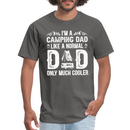 Camping Dad T-Shirt - charcoal