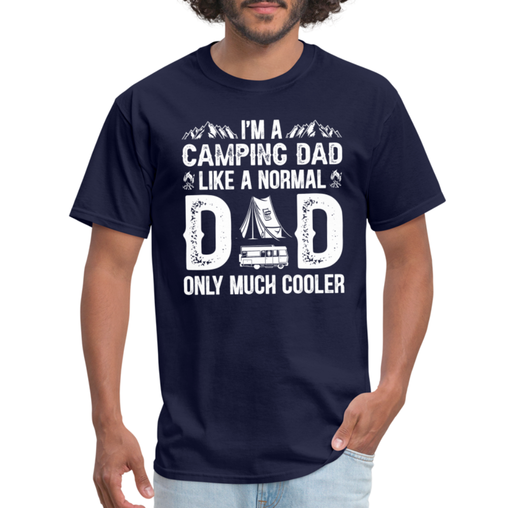 Camping Dad T-Shirt - navy