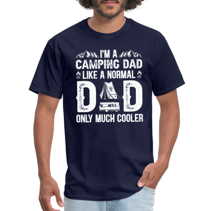 Camping Dad T-Shirt - navy