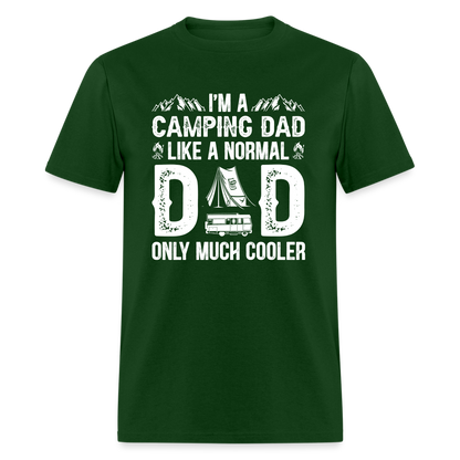 Camping Dad T-Shirt - forest green