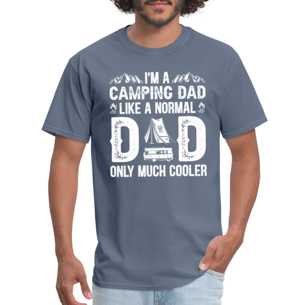Camping Dad T-Shirt - denim