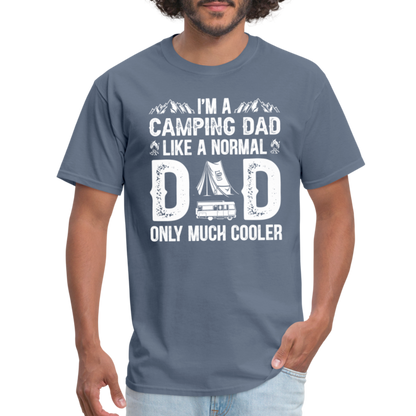 Camping Dad T-Shirt - denim