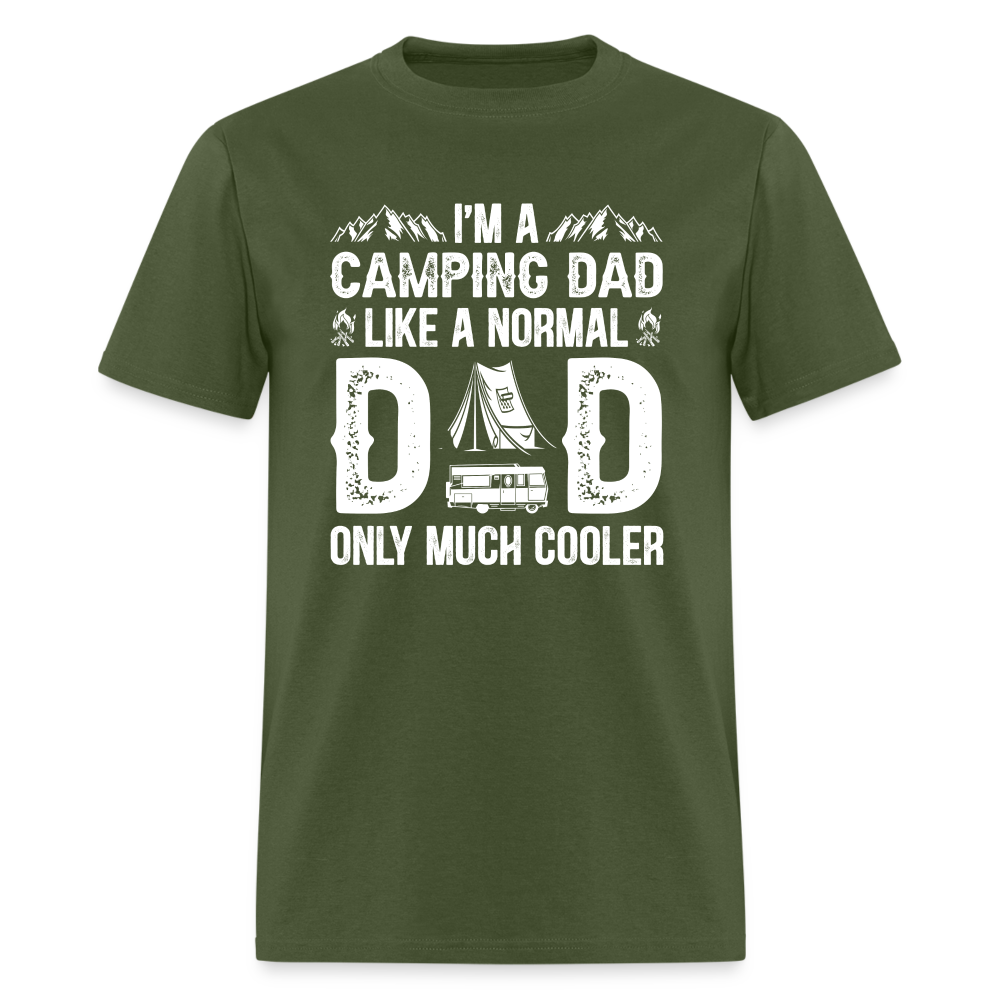 Camping Dad T-Shirt - military green