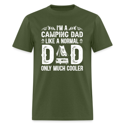 Camping Dad T-Shirt - military green