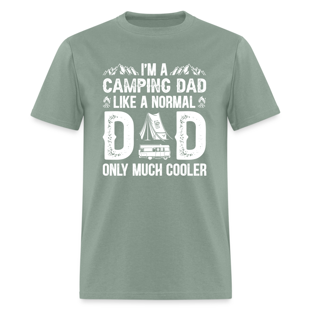 Camping Dad T-Shirt - sage