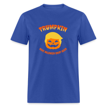 Trumpkin Make Halloween Great Again T-Shirt - royal blue