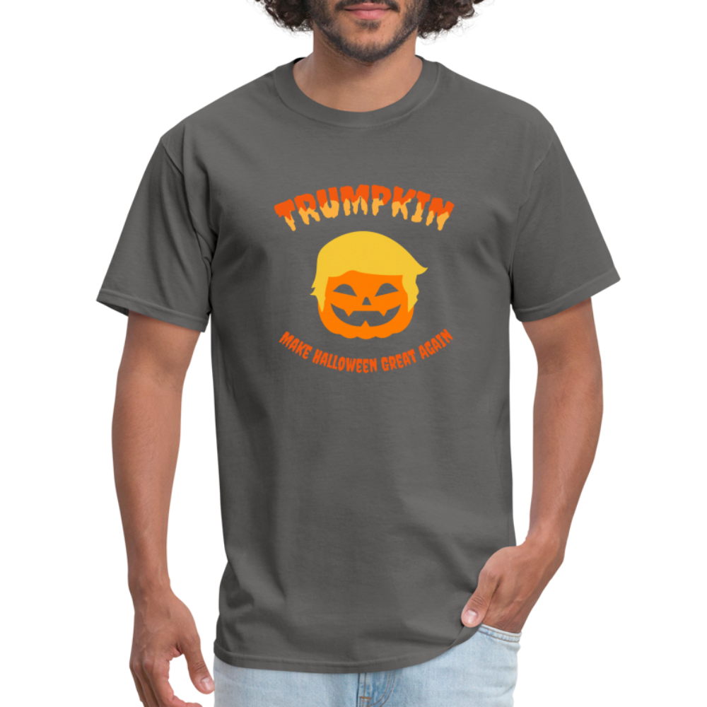 Trumpkin Make Halloween Great Again T-Shirt - charcoal