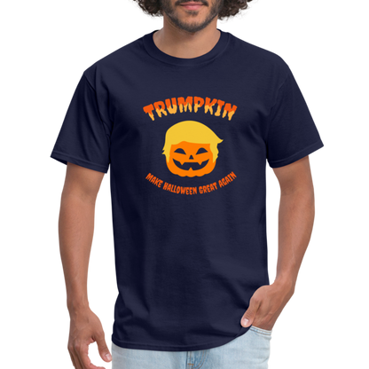 Trumpkin Make Halloween Great Again T-Shirt - navy