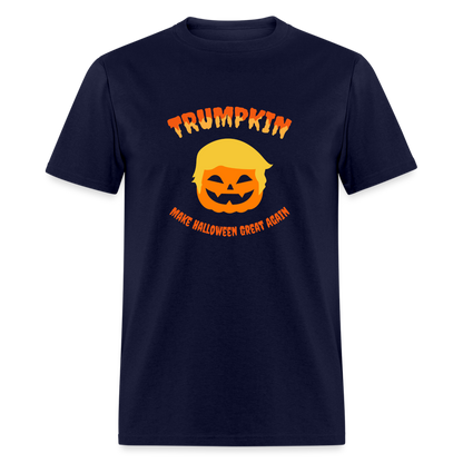 Trumpkin Make Halloween Great Again T-Shirt - navy