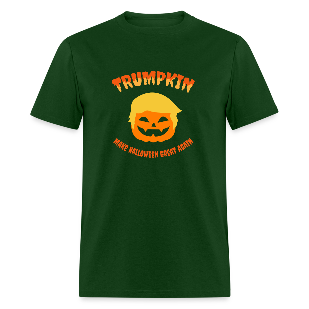 Trumpkin Make Halloween Great Again T-Shirt - forest green