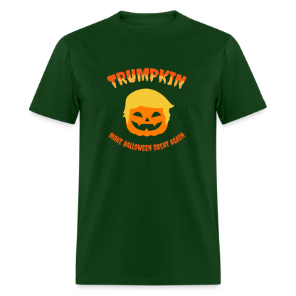 Trumpkin Make Halloween Great Again T-Shirt - forest green