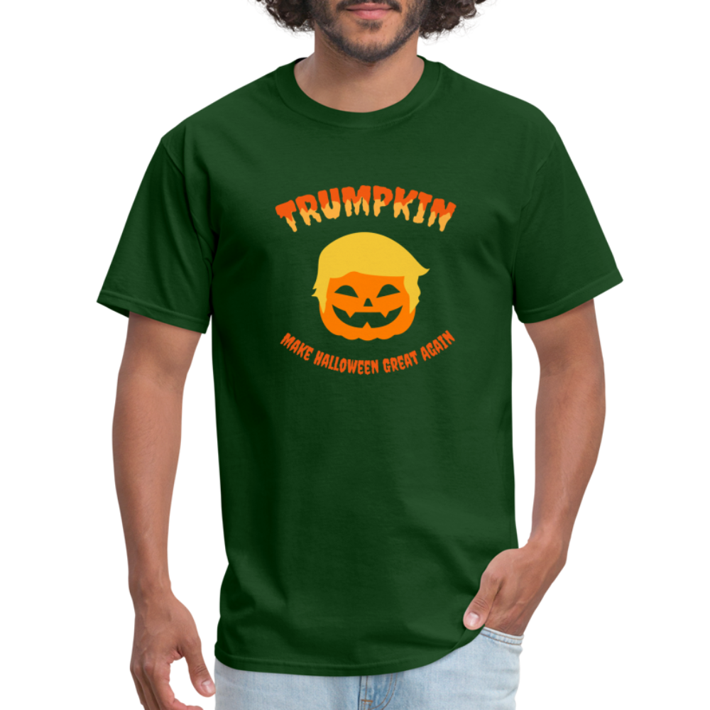 Trumpkin Make Halloween Great Again T-Shirt - forest green