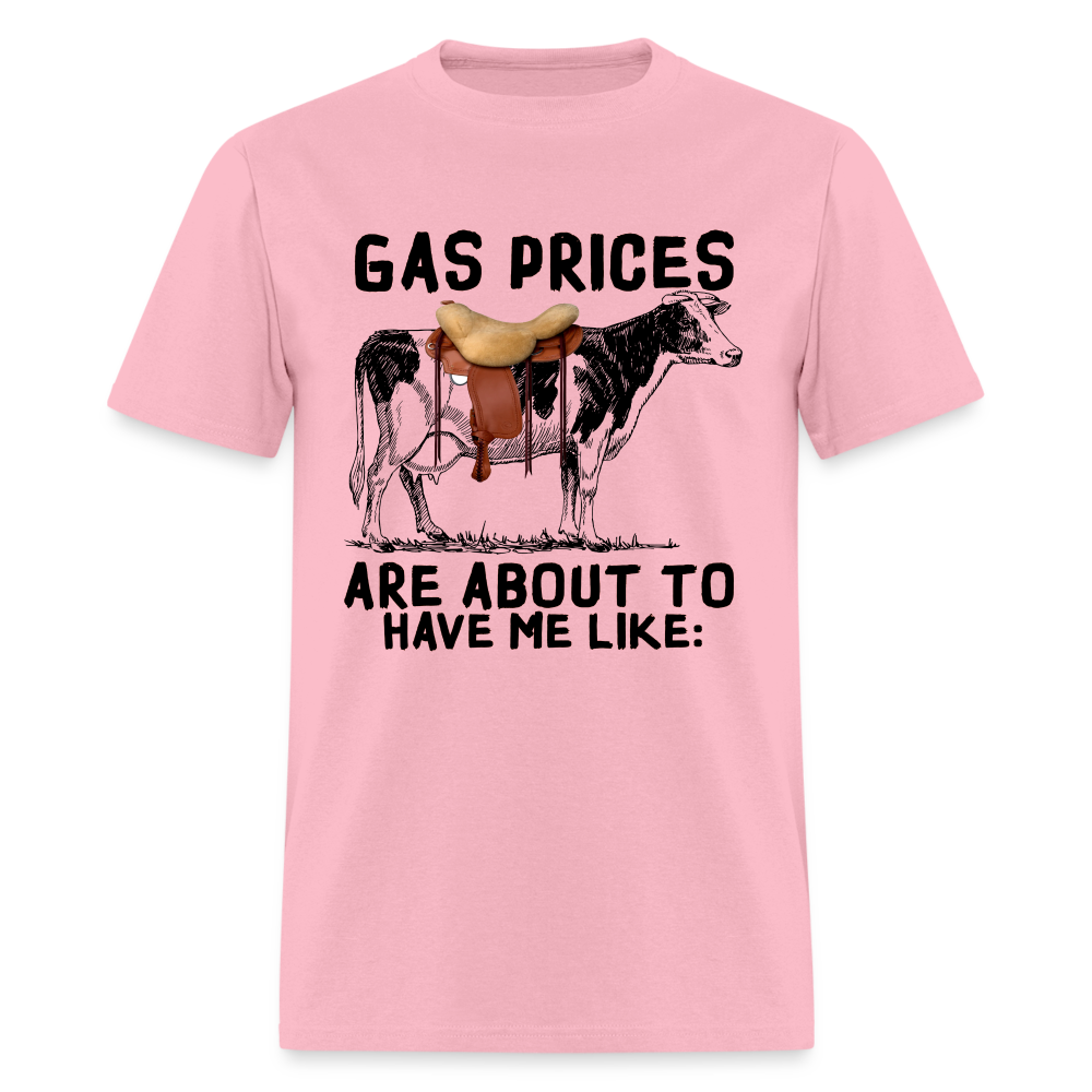 Gar Prices T-Shirt (Cow with Saddle) - pink