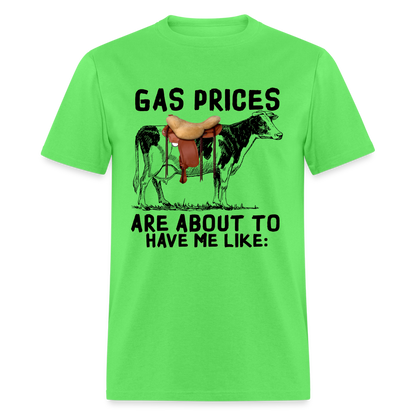 Gar Prices T-Shirt (Cow with Saddle) - kiwi